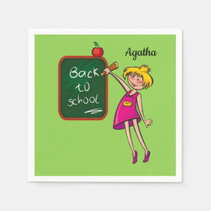 Back to School Paper Napkins