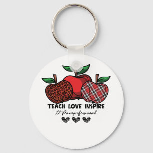 Back To School Paraprofessional For Teacher Key Ring