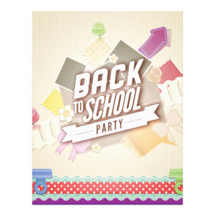 Back to School Party Flyer
