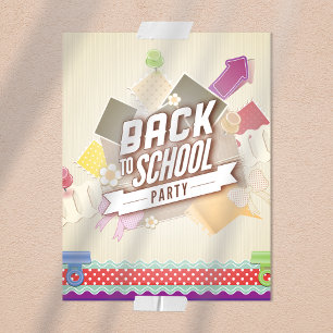 Back to School Party Flyer