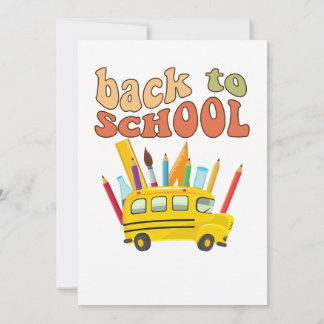 back-to-school party invitation