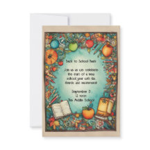 Back to School Party Invitation
