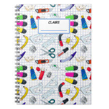 Back to School pattern Personalised name