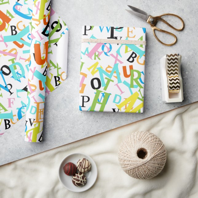 Back to School Pattern  Wrapping Paper (Crafts)