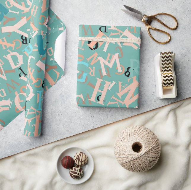 Back to School Pattern  Wrapping Paper (Crafts)