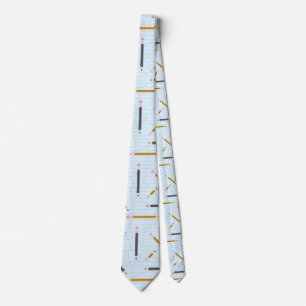 Back to School Pencils Tie