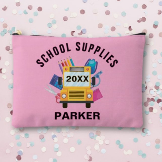 Back to School Personalised custom kids' Accessory Pouch (Creator Uploaded)