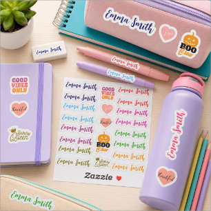 Back to School Personalised Rainbow Name