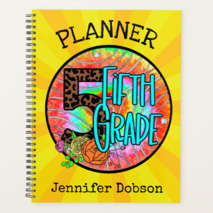 Back to school planner for fifth grade