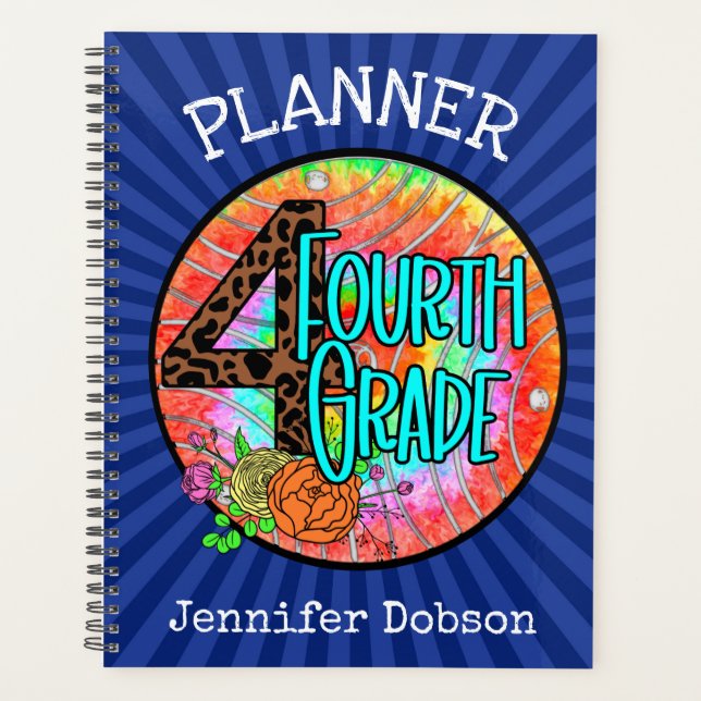Back to school planner for fourth grade (Front)
