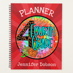 Back to school planner for fourth grade
