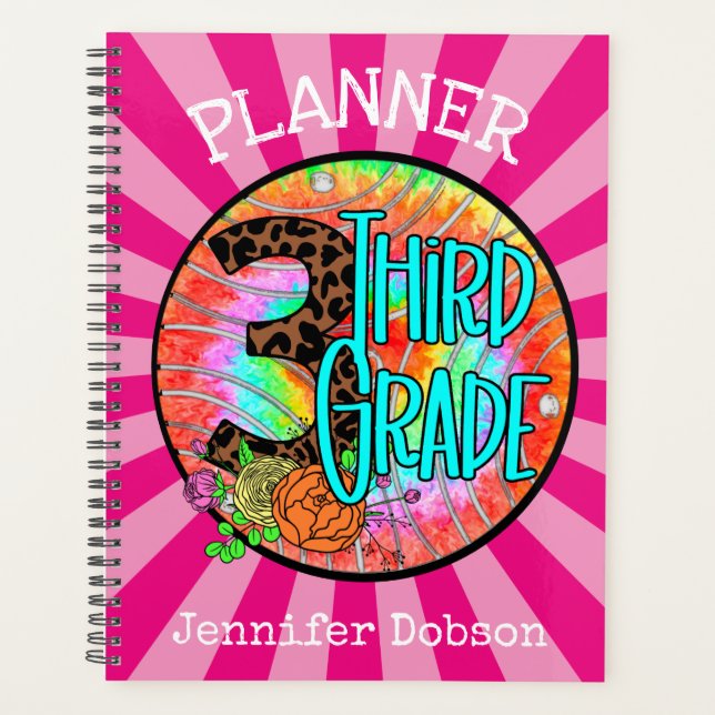 Back to school planner for third grade (Front)