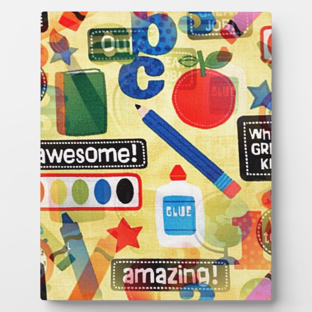 back to school plaque (Front)
