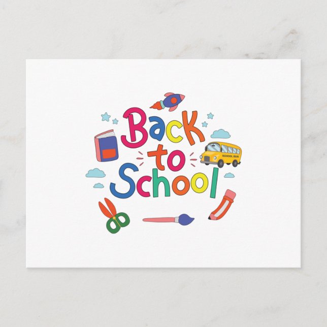 Back to school postcard (Front)