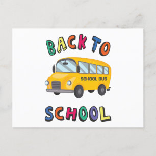 Back to school postcard