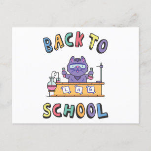 Back to school postcard