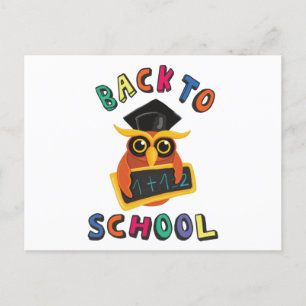 Back to school postcard
