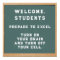 Back To School