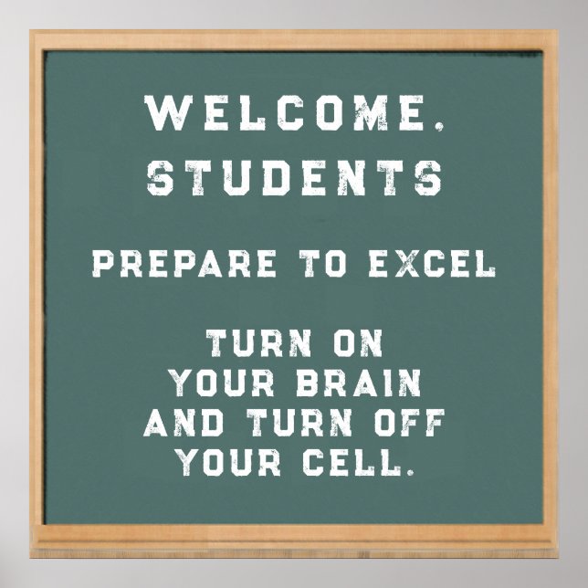 Back To School Poster (Front)