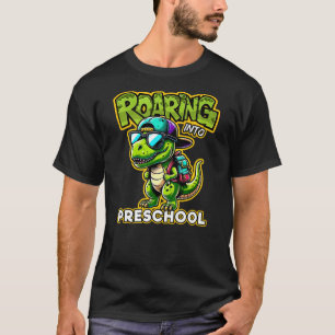 Back to School Preschool Dinosaur First Day of Sch T-Shirt