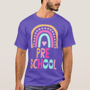 Back To School preschool Grade Rainbow Kids Women T-Shirt