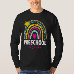 Back To School Preschool Rocks First Day Teachers T-Shirt