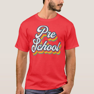 Back To School Preschool Vintage Teacher Student K T-Shirt