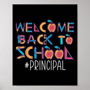 Back To School Principal  Poster
