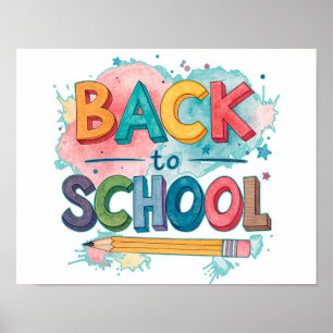 Back to School Printable Poster Sign