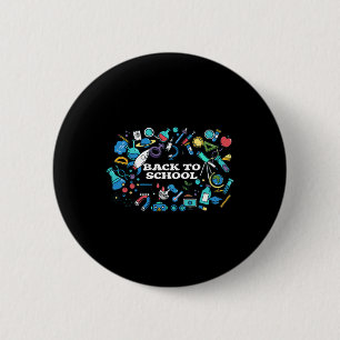 Back To School Problem Solver Troubleshooter Engin 6 Cm Round Badge