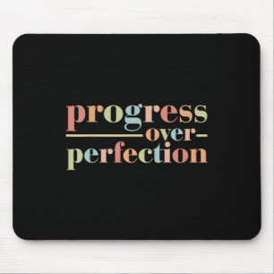 Back To School Progress Over Perfection Vintage Te Mouse Mat