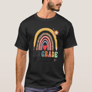Back To School Rainbow 3rd Third Grade Squad Teach T-Shirt