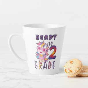 Back To School, Ready To 2Th Grade Latte Mug