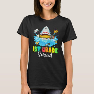 Back To School Ready To Crush 1st Grade Squad Shar T-Shirt