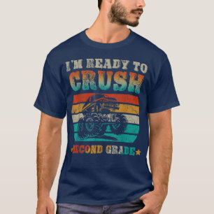 Back To School Ready To Crush Second Grade Monster T-Shirt
