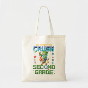 Back To School Ready To Crush Second Grade Pixel Tote Bag