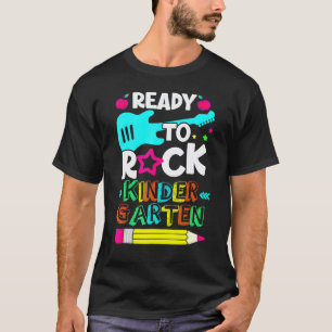 Back To School Ready To Rock Kindergarten Students T-Shirt
