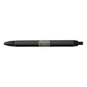 Back to School Retro Teaching is My Jam 80s Black Ink Pen
