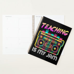 Back to School Retro Teaching is My Jam 80s Planner