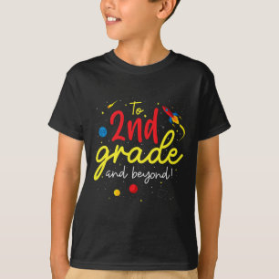 Back To School Second Grade Boy Girl Space 2nd Gra T-Shirt