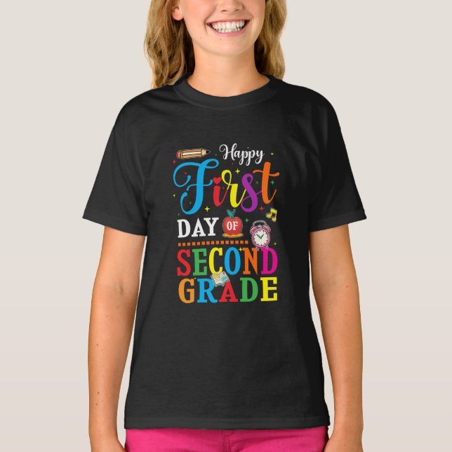 Back To School, second grade T-Shirt (Front)
