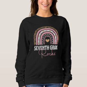 Back To School Seventh Grade Rocks First Day Teach Sweatshirt