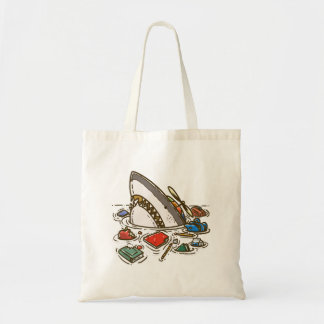 Back to School Shark Tote Bag