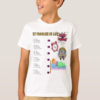 Back to school. She got up early again T-Shirt