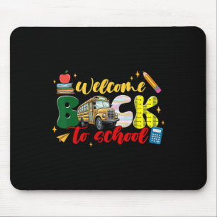 Back To School Shirt Fun Clroom Teacher Student Ou Mouse Mat