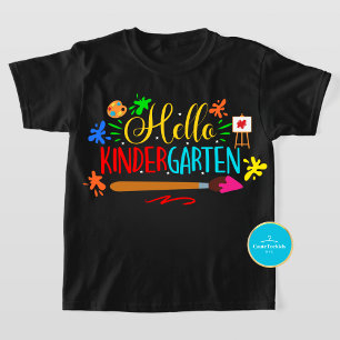 Back to School Shirt Hello Kindergarten T-Shirt