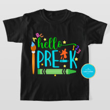 Back to School Shirt | Hello Pre-K T-Shirt