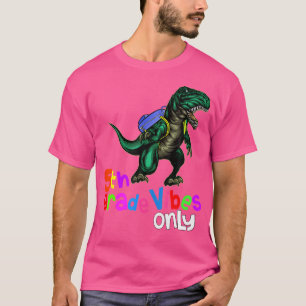 Back To School Shirts 5Th Grade Dinosaur Dino T Re
