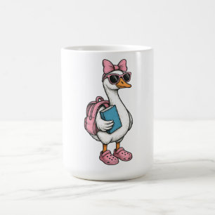 Back To School Silly Goose Girls Kids  Coffee Mug