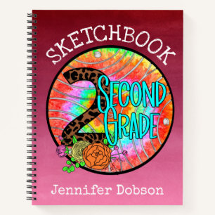 Back to school sketchbook for second grade notebook